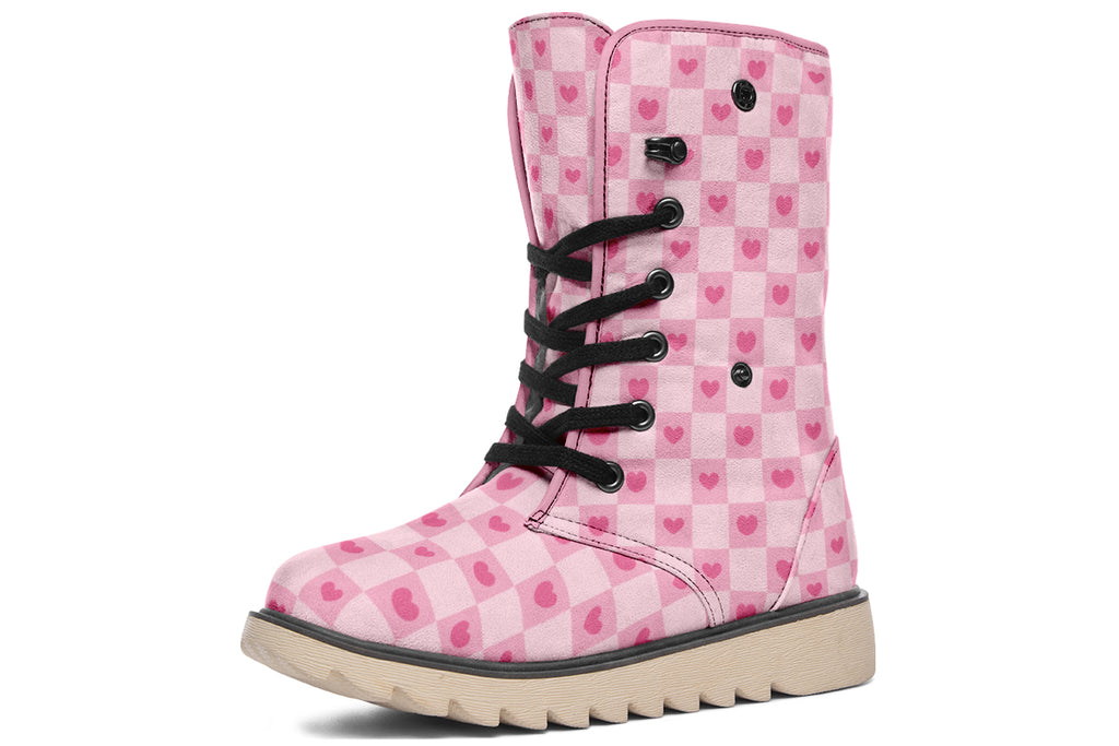 Pink Heart Check