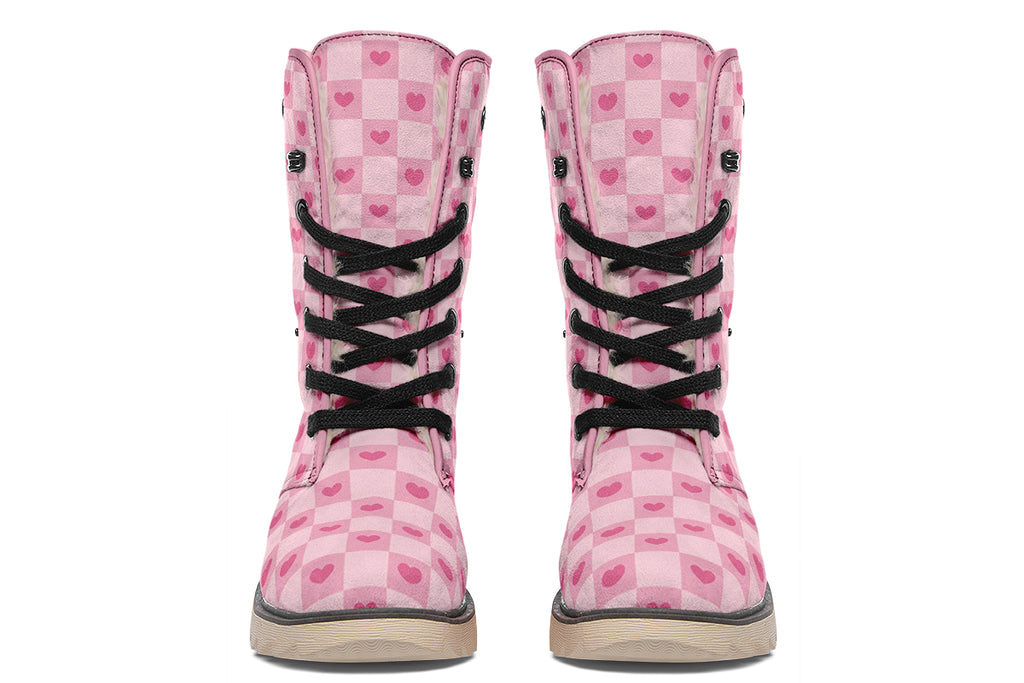 Pink Heart Check