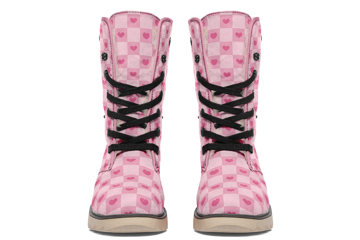 Pink Heart Check