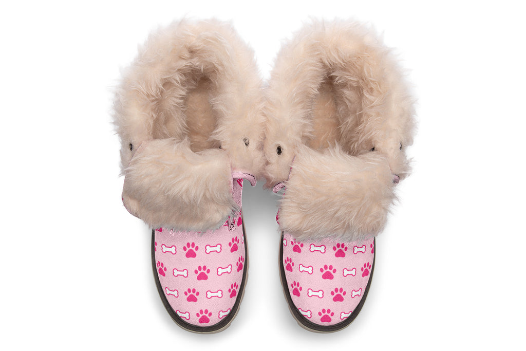 Pink Paws And Bones