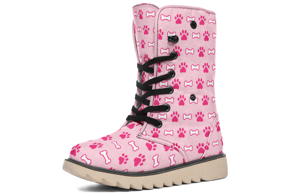 Pink Paws And Bones