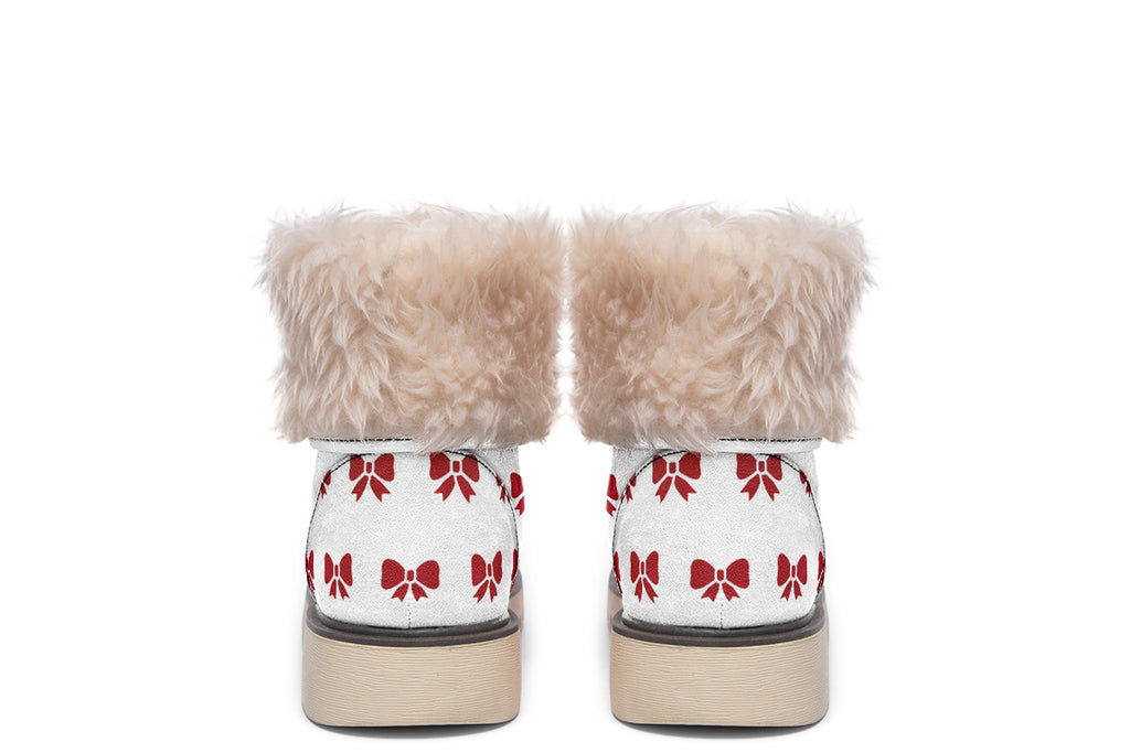 Ribbon Red on White