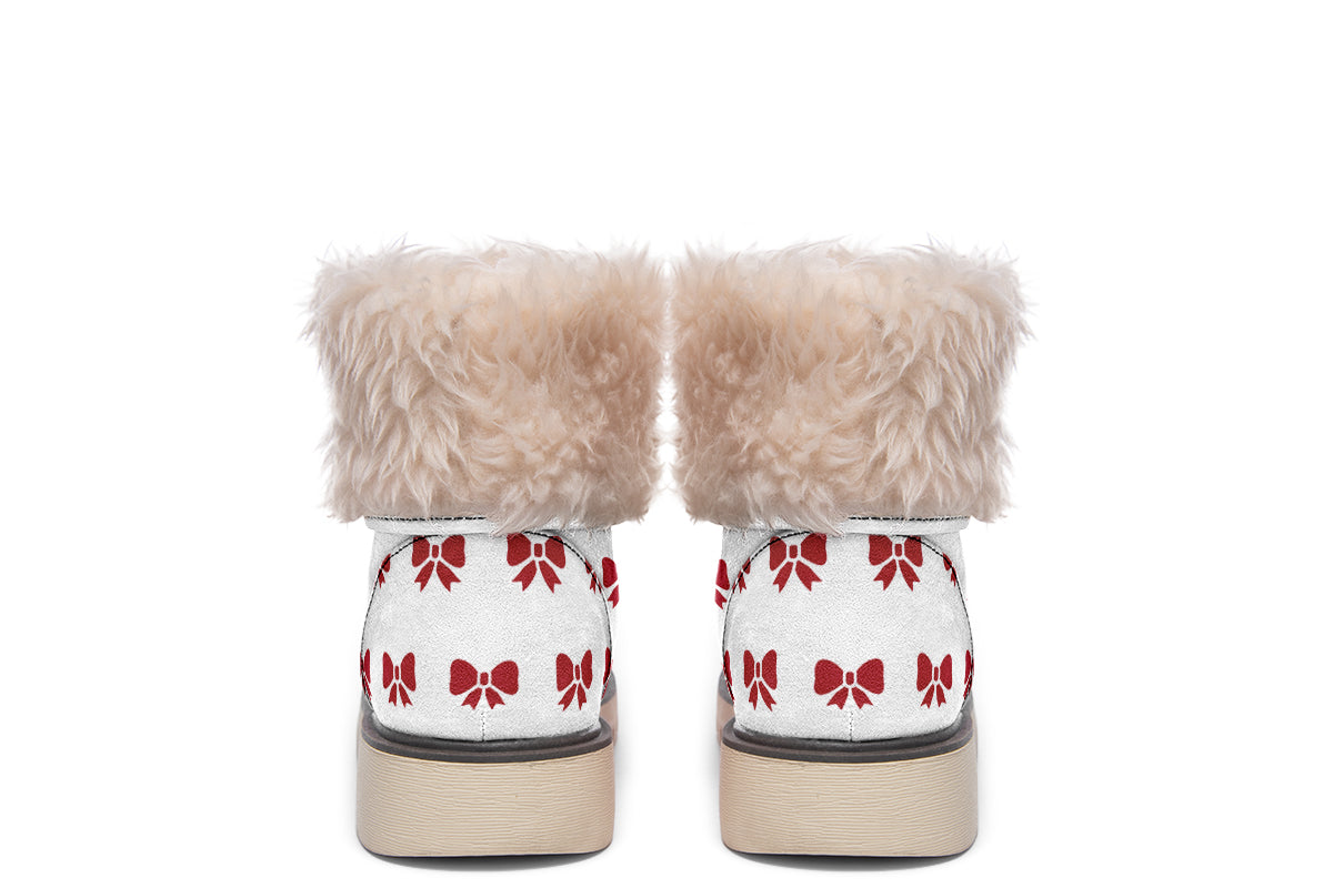 Ribbon Red on White