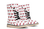 Ribbon Red on White