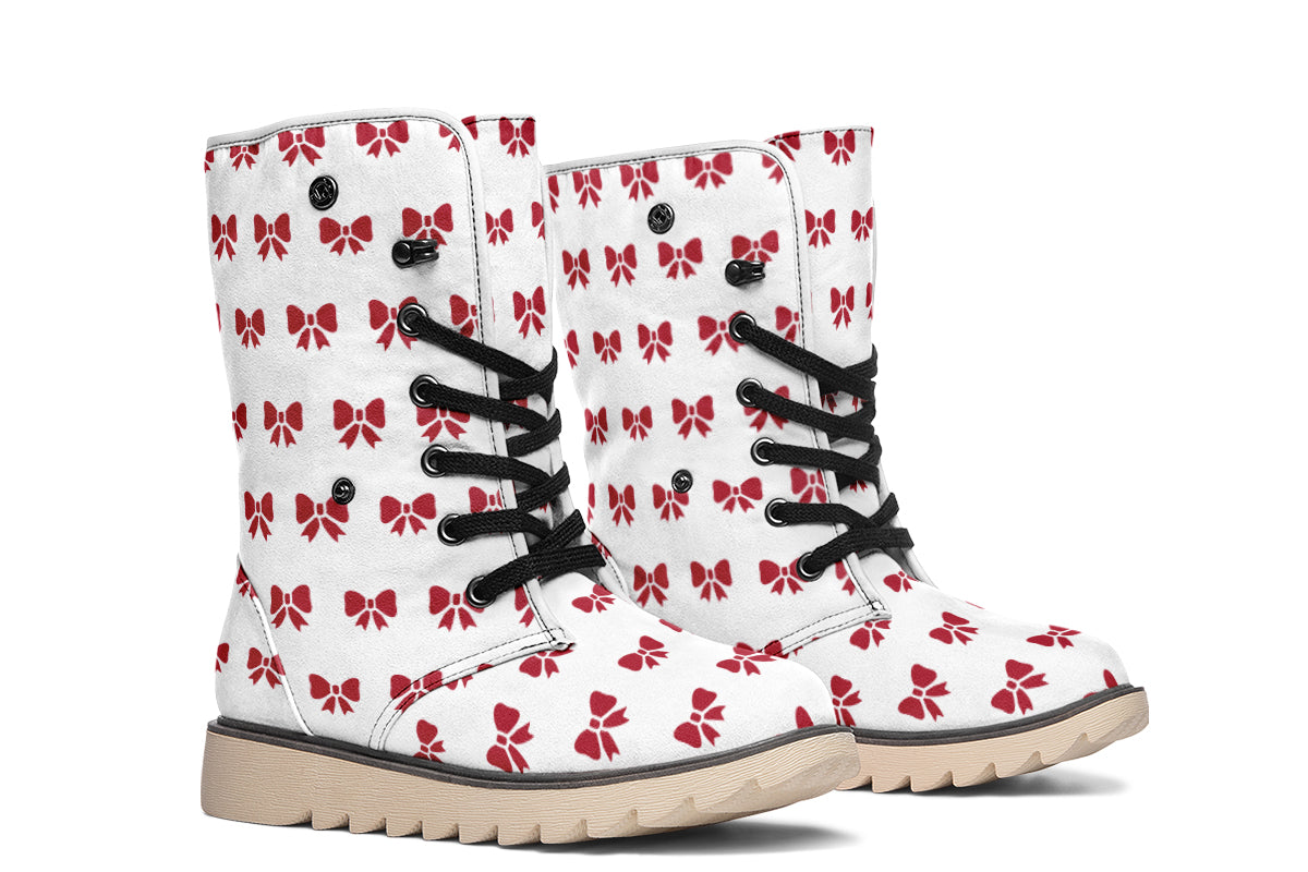 Ribbon Red on White