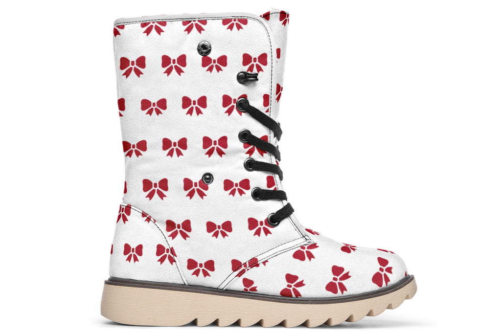 Ribbon Red on White