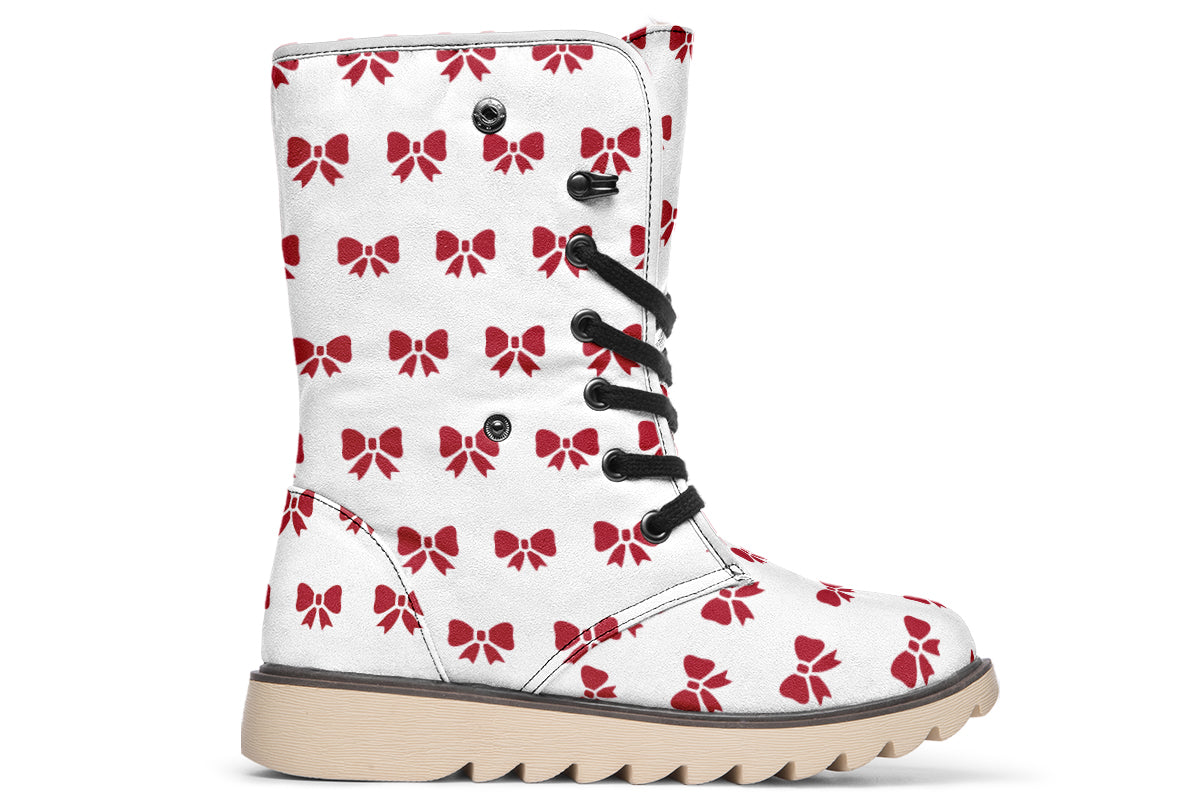 Ribbon Red on White