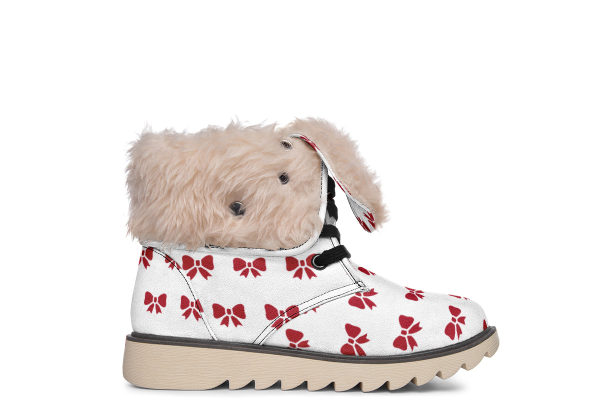 Ribbon Red on White