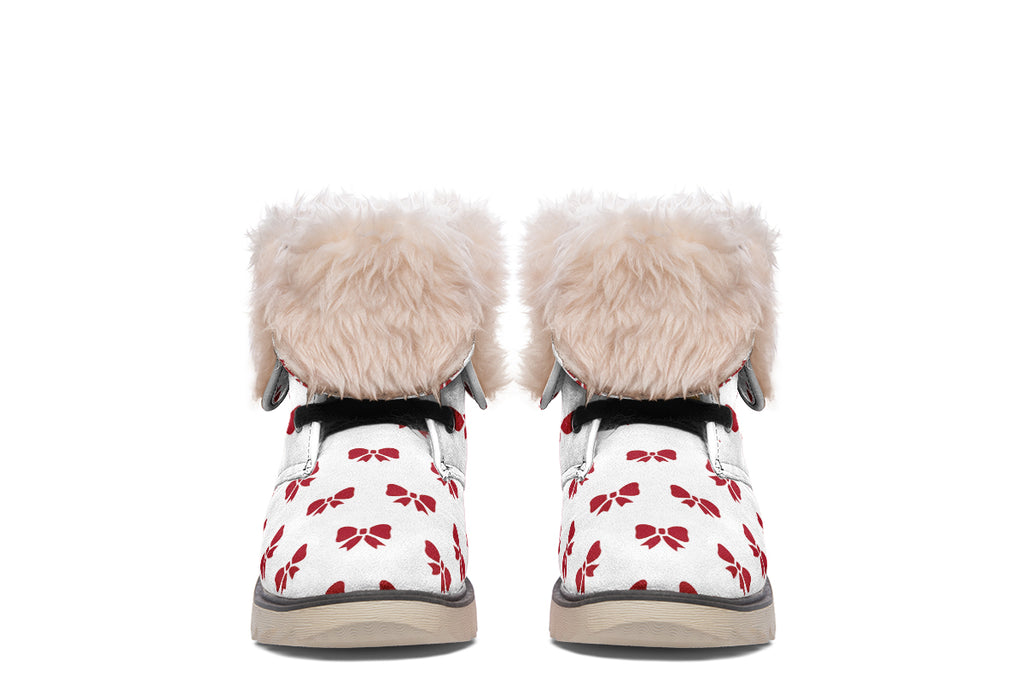 Ribbon Red on White