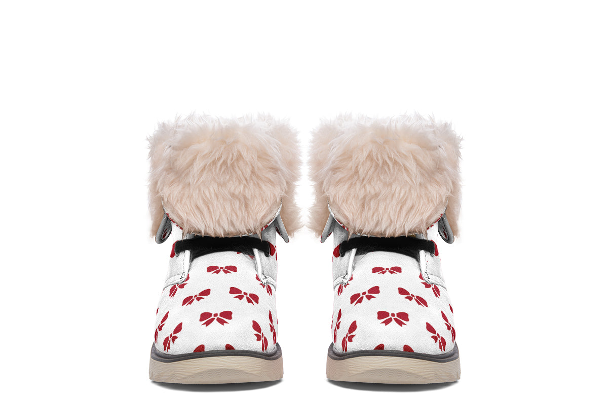 Ribbon Red on White