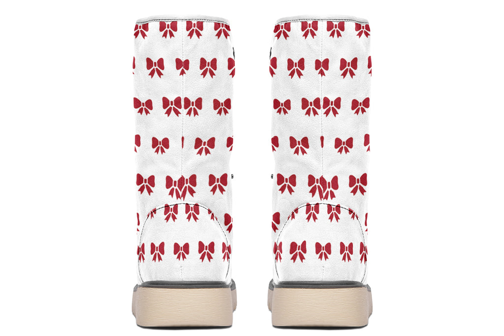 Ribbon Red on White