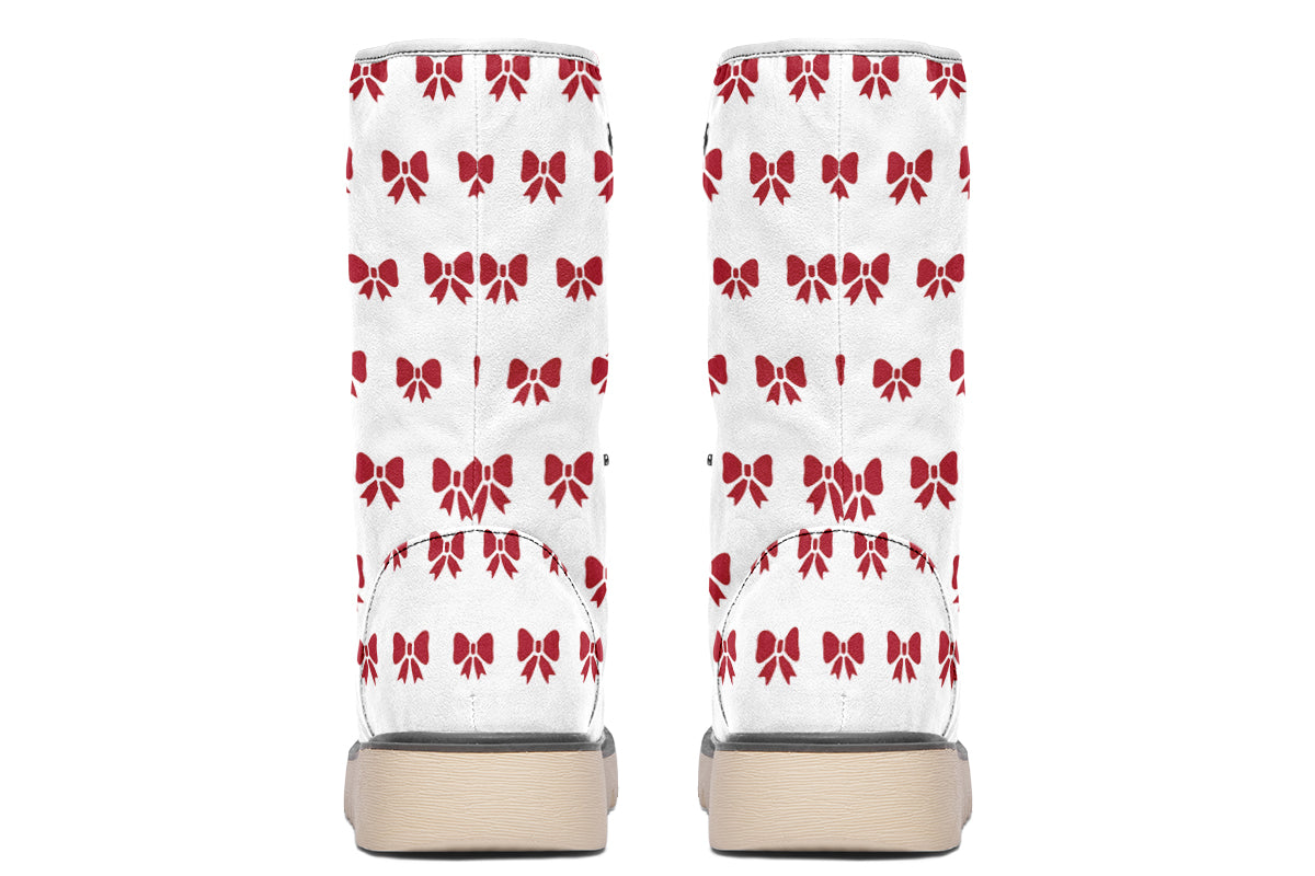 Ribbon Red on White