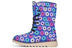 Royal Blue Retro Daisies