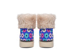 Royal Blue Retro Daisies
