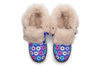 Royal Blue Retro Daisies