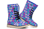 Royal Blue Retro Daisies