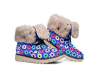 Royal Blue Retro Daisies