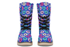 Royal Blue Retro Daisies