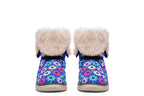 Royal Blue Retro Daisies