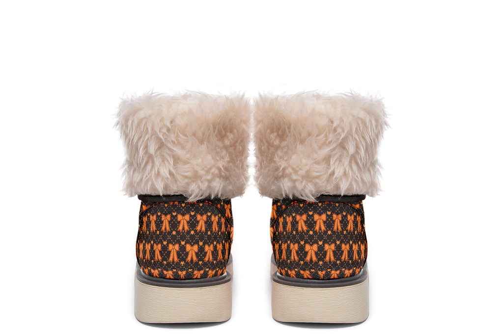Tangerine Bows on Cocoa