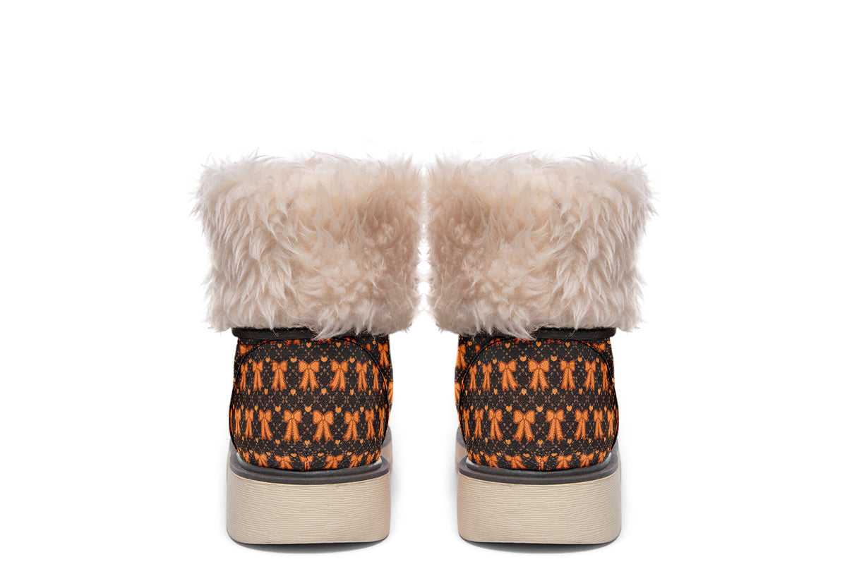 Tangerine Bows on Cocoa