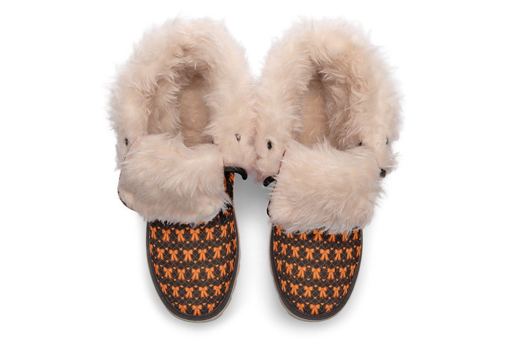 Tangerine Bows on Cocoa