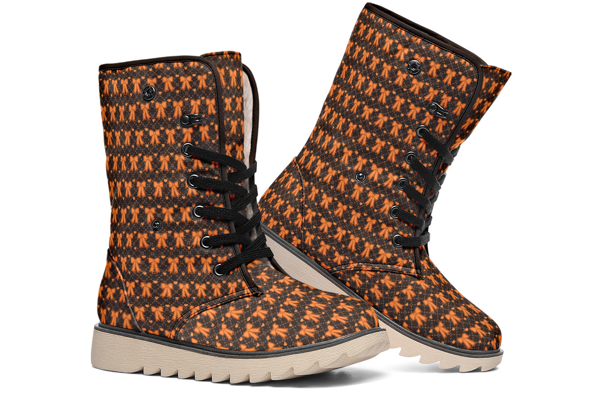 Tangerine Bows on Cocoa