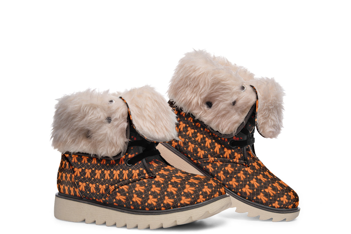 Tangerine Bows on Cocoa