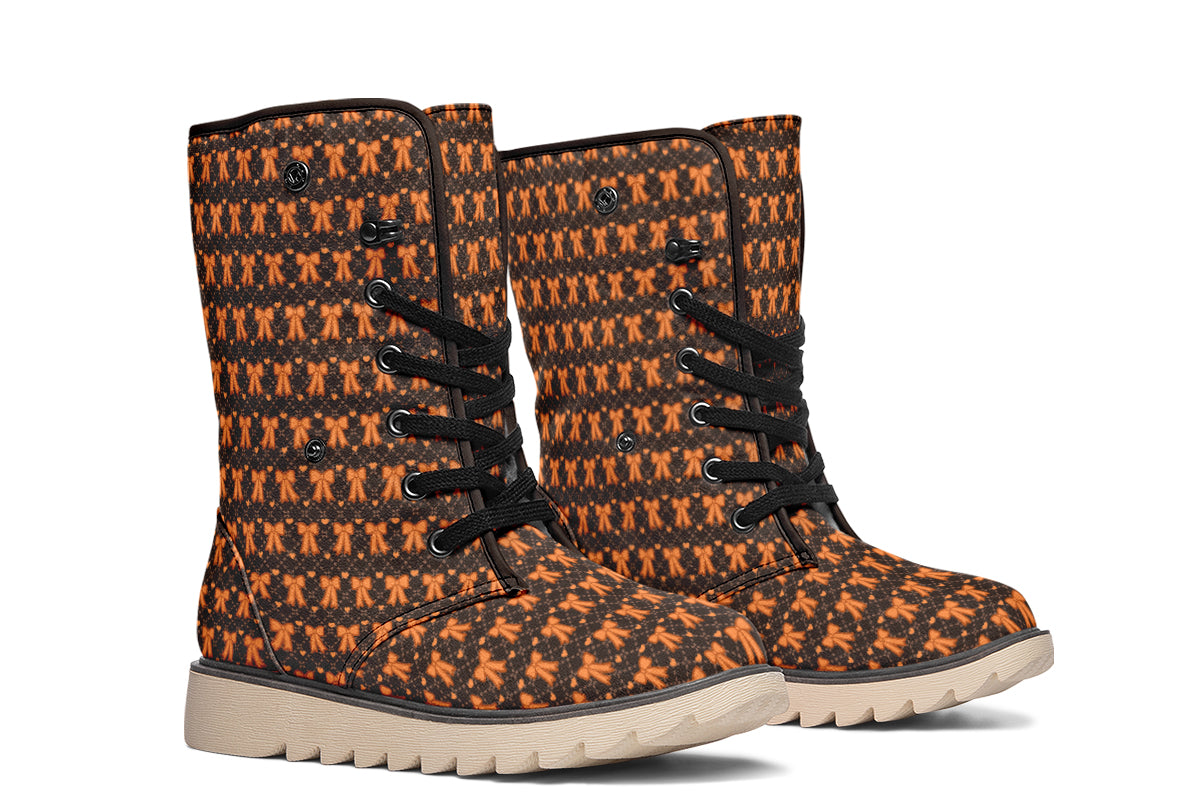 Tangerine Bows on Cocoa