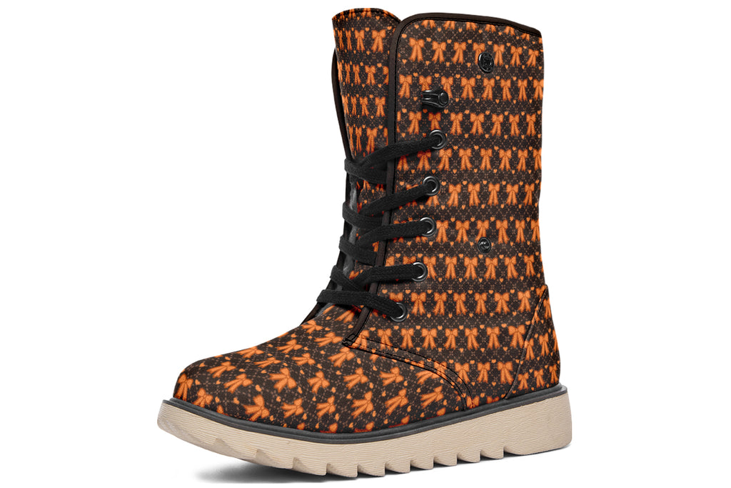 Tangerine Bows on Cocoa