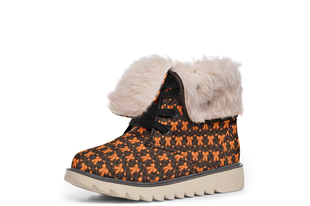 Tangerine Bows on Cocoa