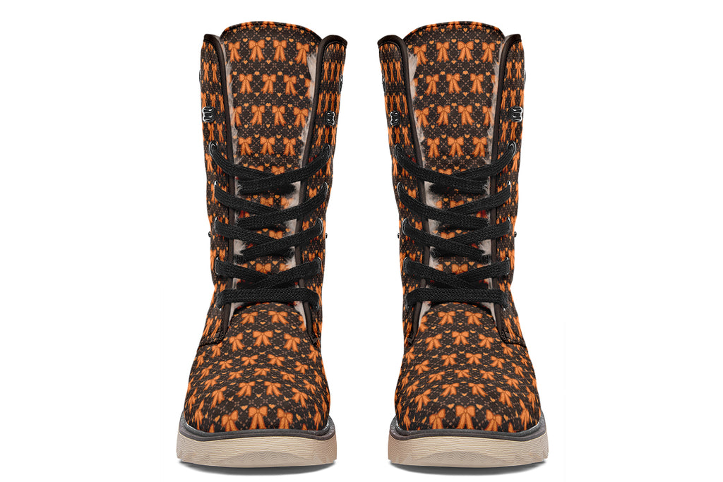 Tangerine Bows on Cocoa
