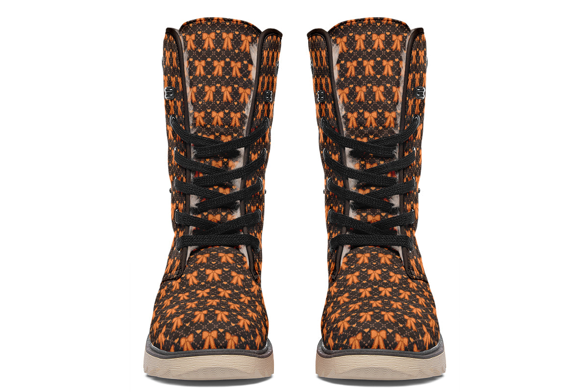 Tangerine Bows on Cocoa