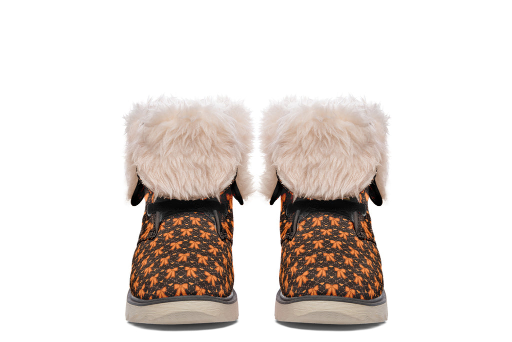 Tangerine Bows on Cocoa