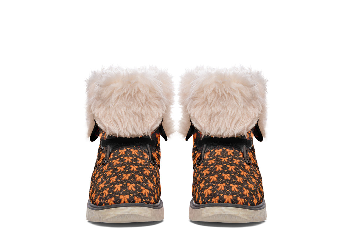 Tangerine Bows on Cocoa