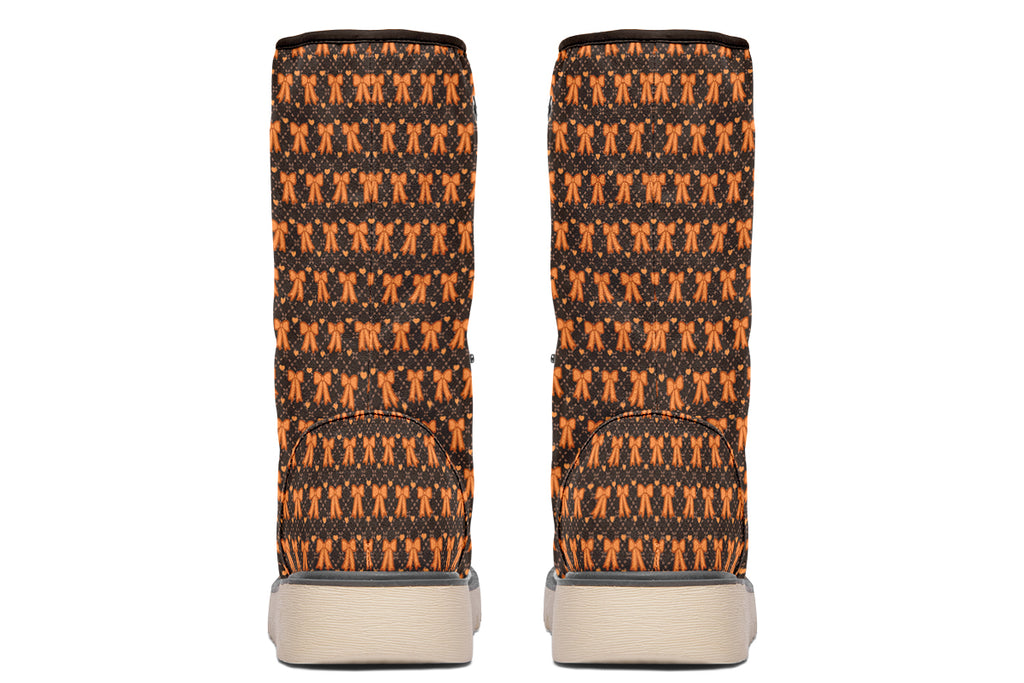 Tangerine Bows on Cocoa