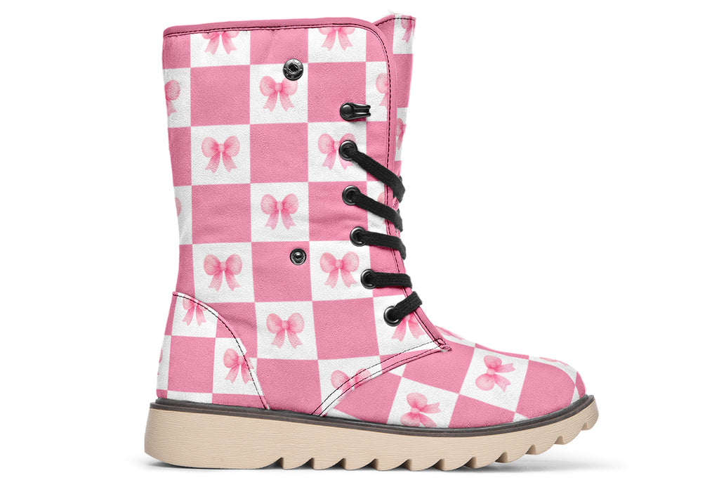 Watercolour Bow Check