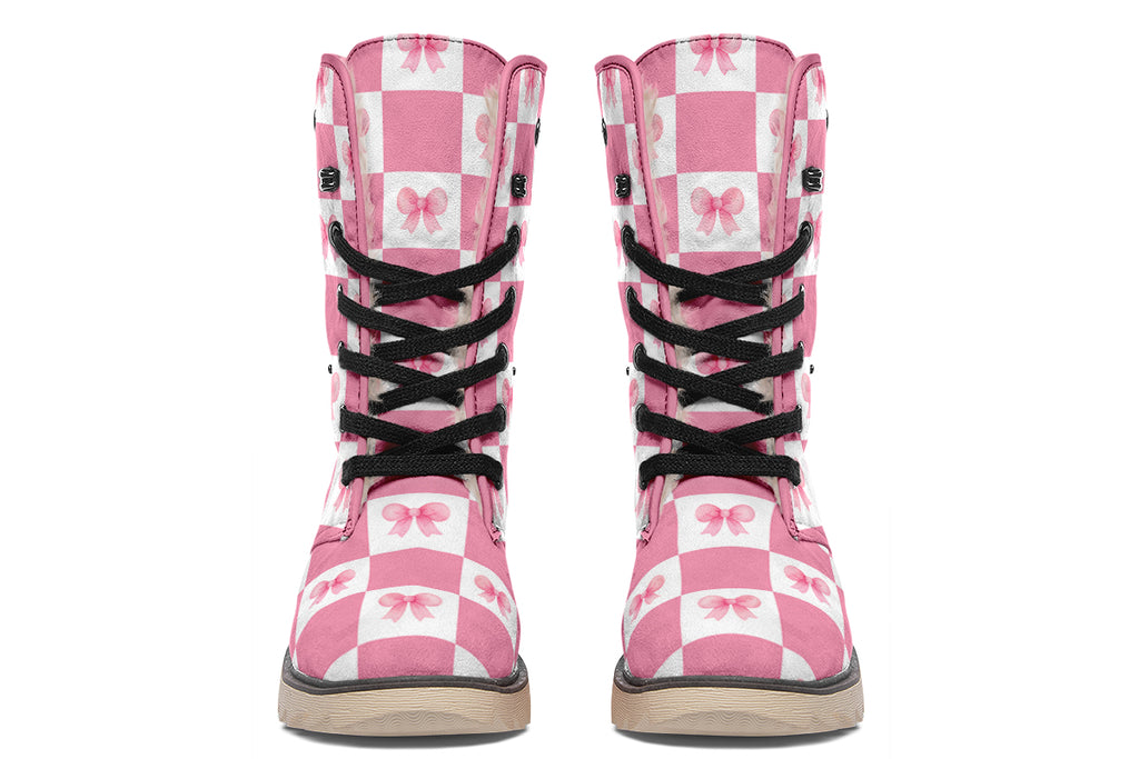 Watercolour Bow Check