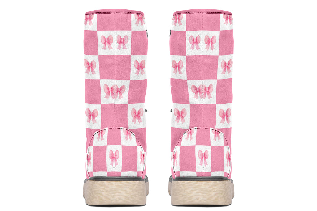 Watercolour Bow Check