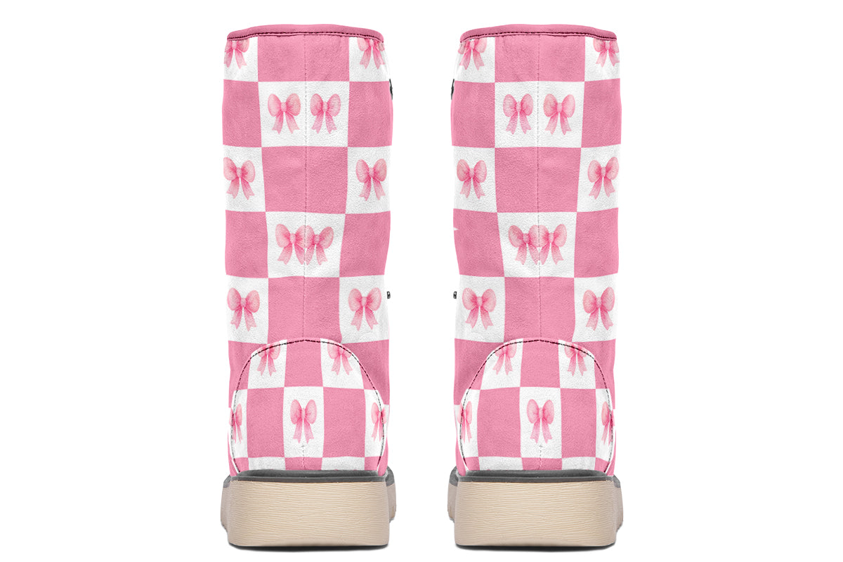 Watercolour Bow Check