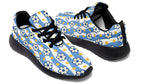 Blue Daisy Stripe