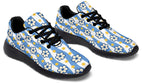 Blue Daisy Stripe