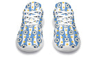 Blue Daisy Stripe