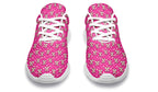 Cream Bows on Hot Pink