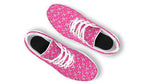 Cream Bows on Hot Pink