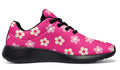Cream Flowers On Hot Pink