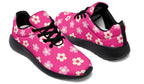 Cream Flowers On Hot Pink