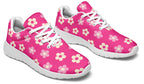 Cream Flowers On Hot Pink
