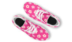 Cream Flowers On Hot Pink