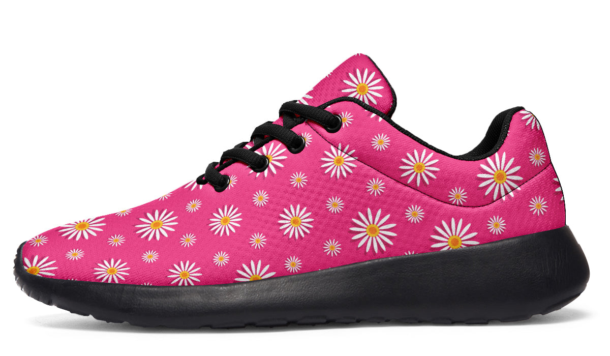 Daisies on Hot Pink